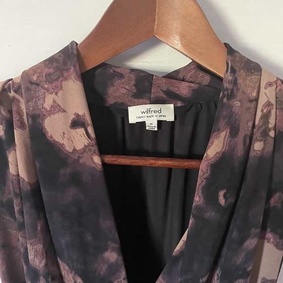 Wilfred Sabine Dress - Purple & Mauve Print - Picture 3 of 4